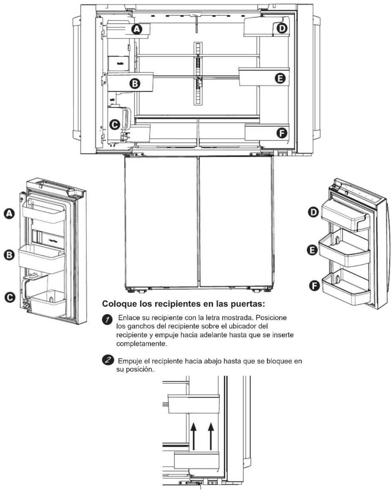 GE CAE28DM5TS5 - CÓMO INSTALAR EL REFRIGERADOR (Cont.) - 1