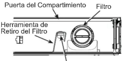 GE CIC36LP2VS1 - Retiro del cartucho del filtro - 1
