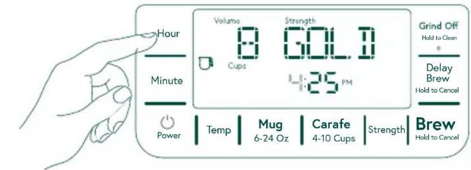 GE C7CGAAS4TW3 - Set Clock - 1