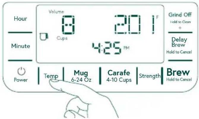 GE C7CGAAS4TW3 - Temperature - 1