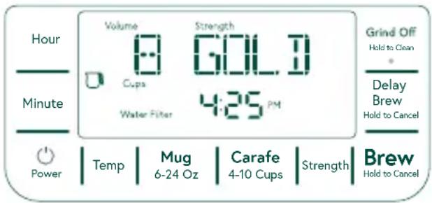GE C7CGAAS4TW3 - RÉINITIALISATION DU FILTRE À EAU - 1