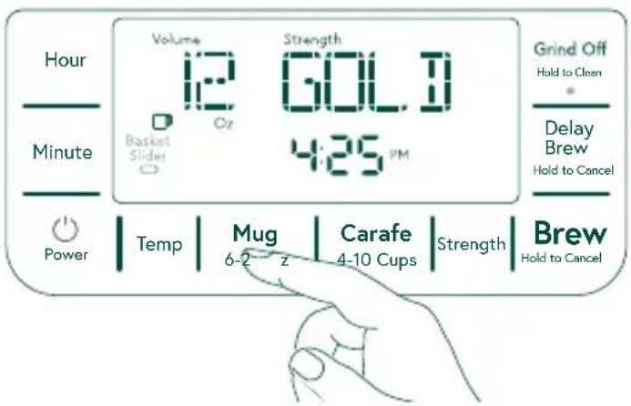 GE C7CGAAS4TW3 - Brew Volume - 2