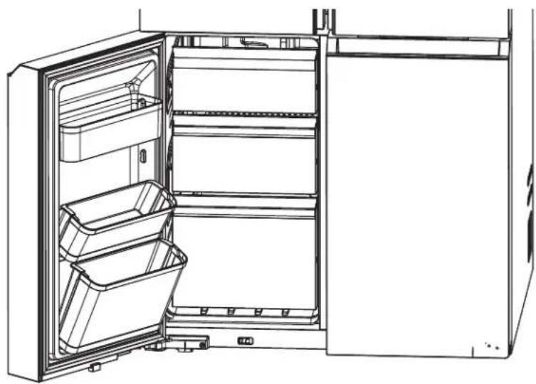 GE CGE29DP3TD1 - Balconnet de congélateur - 1