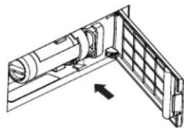 GE CGE29DP3TD1 - INSTALLATION DU FILTRE DANS UN RÉFRIGÉRATEUR À CONGÉLATEUR EN BAS - 2