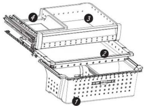 GE CGE29DP3TD1 - Freezer Basket and Drawer - 1