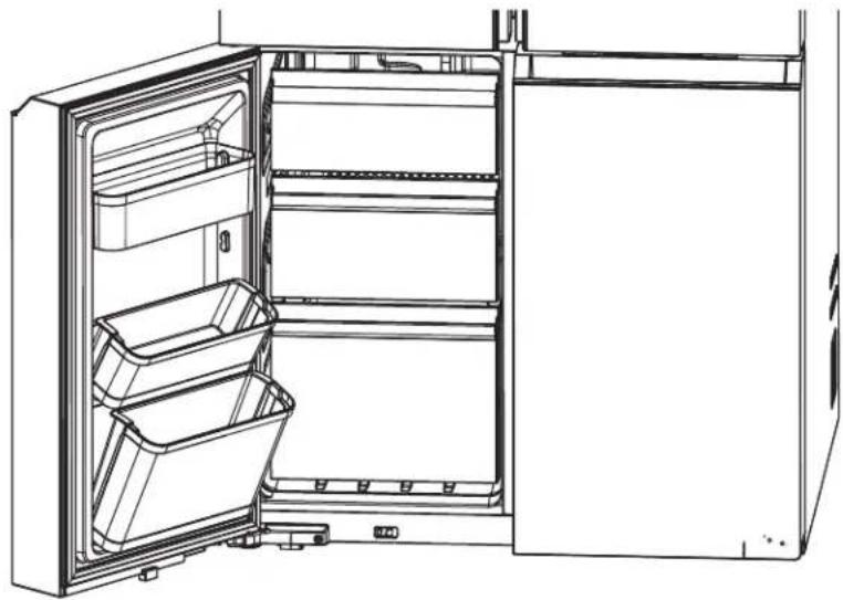 GE CGE29DP3TD1 - Estante de la Puerta del Freezer - 1