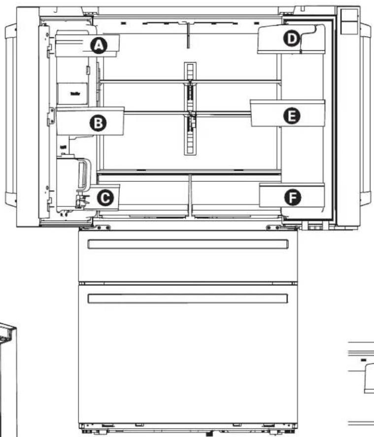 GE CGE29DM5TS5 - ENCHUFE EN EL REFRIGERADOR - 1