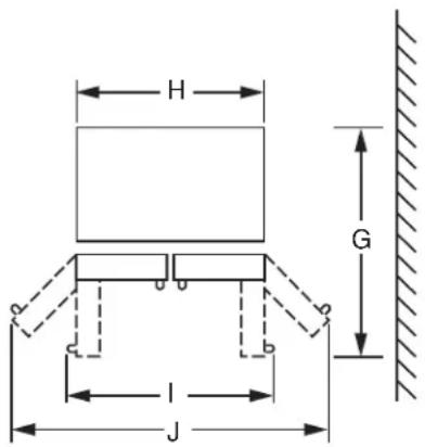 GE CGE29DM5TS5 - ESPACIO NECESARIO - 2