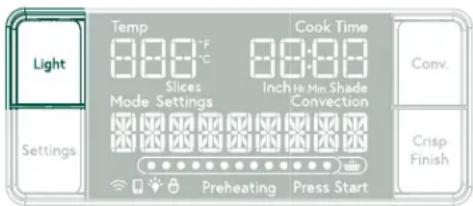 GE Couture C9OAAAS3RD3 - Encendido de la Luz del Horno - 1