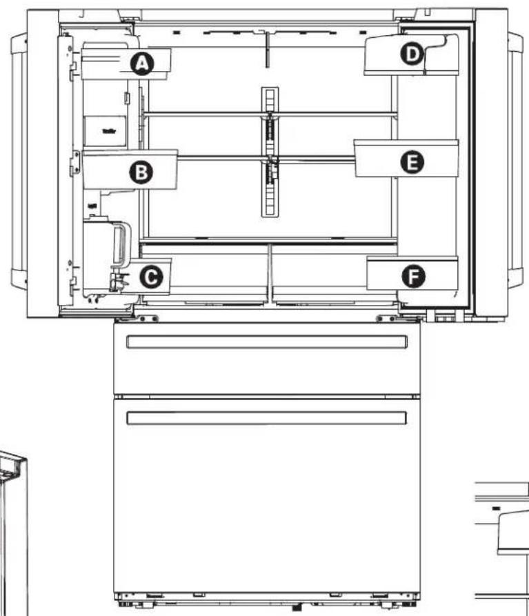 GE CGE29DP4TW2 - INSTALLING THE REFRIGERATOR (Cont.) - 2