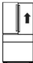 GE CGE29DP4TW2 - LEVEL THE REFRIGERATOR DOORS - 2