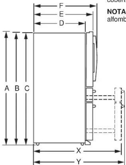 GE CGE29DP4TW2 - ESPACIO NECESARIO - 1