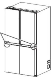 GE CGE29DP2TS1 - Para los modelos de 4 puertas: - 1