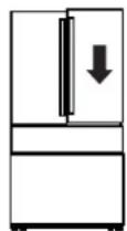 GE CGE29DP2TS1 - NIVELACIÓN DE LAS PATAS DEL REFRIGERADOR - 1