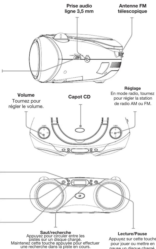 GPX BC232 - Alimentation sur batterie - 2