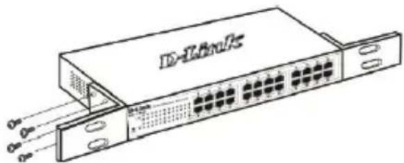 D-LINK DGS-1100-16V2 - ラックに設置するとき - 1