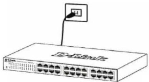 D-LINK DGS-1100-16V2 - 3—電源ケーブルの接続 - 1