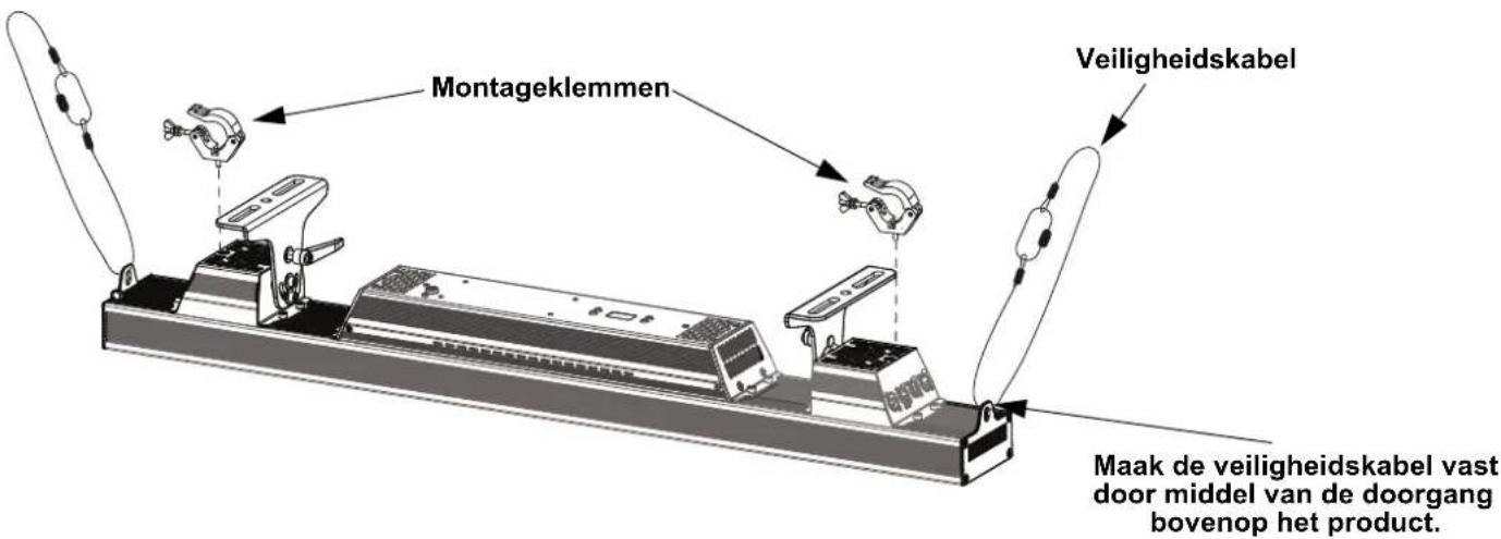Chauvet Ovation B-1965FC - Montagediagram van het product - 1
