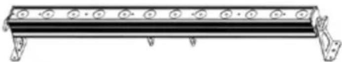 Chauvet COLORdash Batten-Quad 12 - Product Mounting Diagram - 2