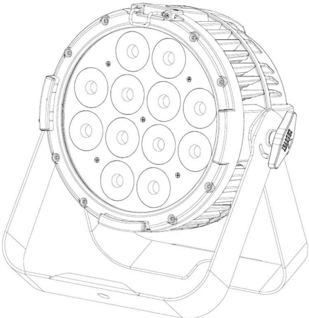 Chauvet COLORdash Par H12IP - Quick Reference Guide - 1