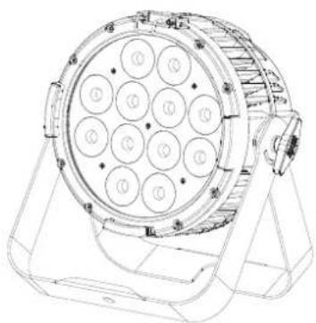 Chauvet COLORdash Par H12IP - Montaje - 2