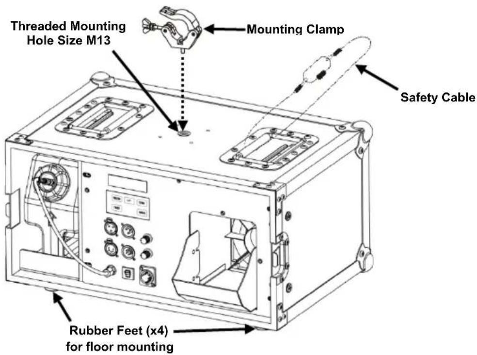 Chauvet Amhaze Whisper - Mounting - 1