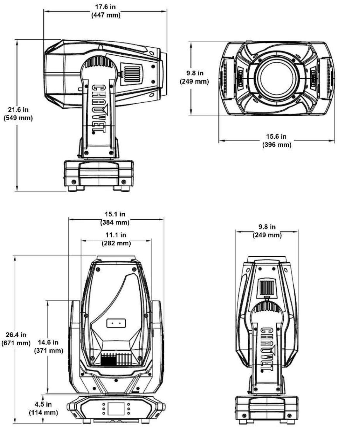 Chauvet Maverick MK2 Spot - Features - 2
