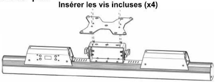 Chauvet STRIKE Saber - Installation du support sur pied - 1