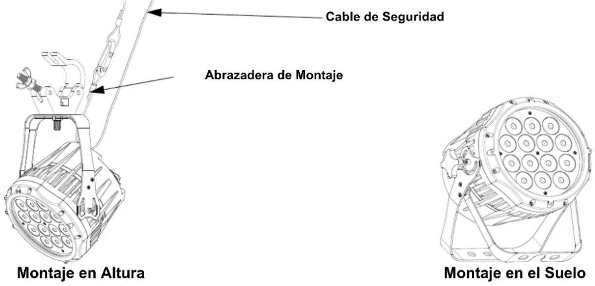 Chauvet COLORado 1 Quad - Diagrama de Montaje del Producto - 1