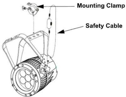 Chauvet COLORado 1-Quad Zoom - Mounting - 1