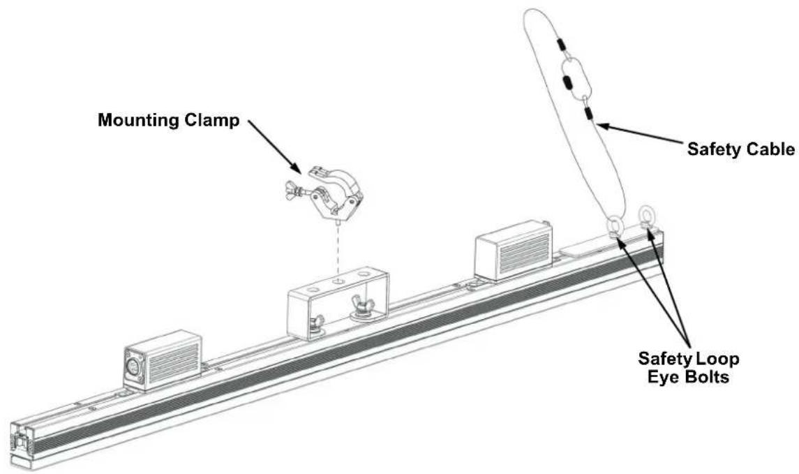 Chauvet ÉPIX Strip IP - Mounting Diagram - 1