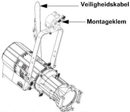 Chauvet Ovation E-4WW IP - Montagediagram van het product - 1