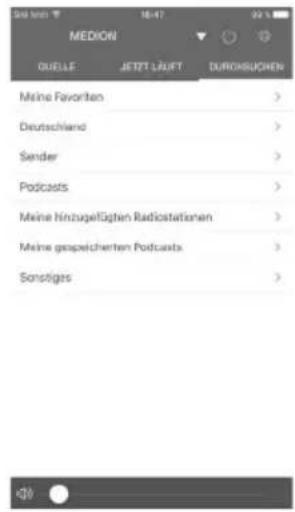 MEDION P85444 (MD 89295) - Using the app - 4