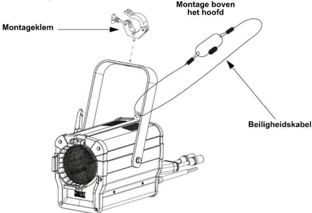 Chauvet Ovation F-55WW - Montagediagram van het product - 1