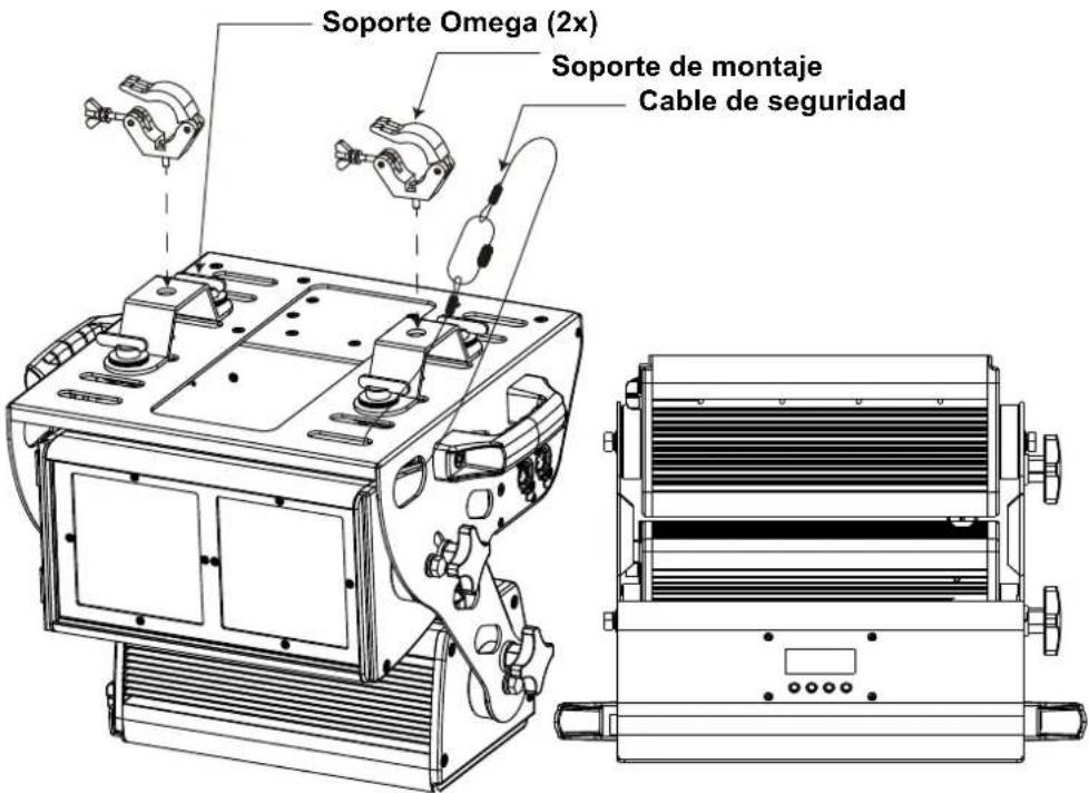 Chauvet Ovation C-805FC - Diagrama de Montaje del Producto - 1