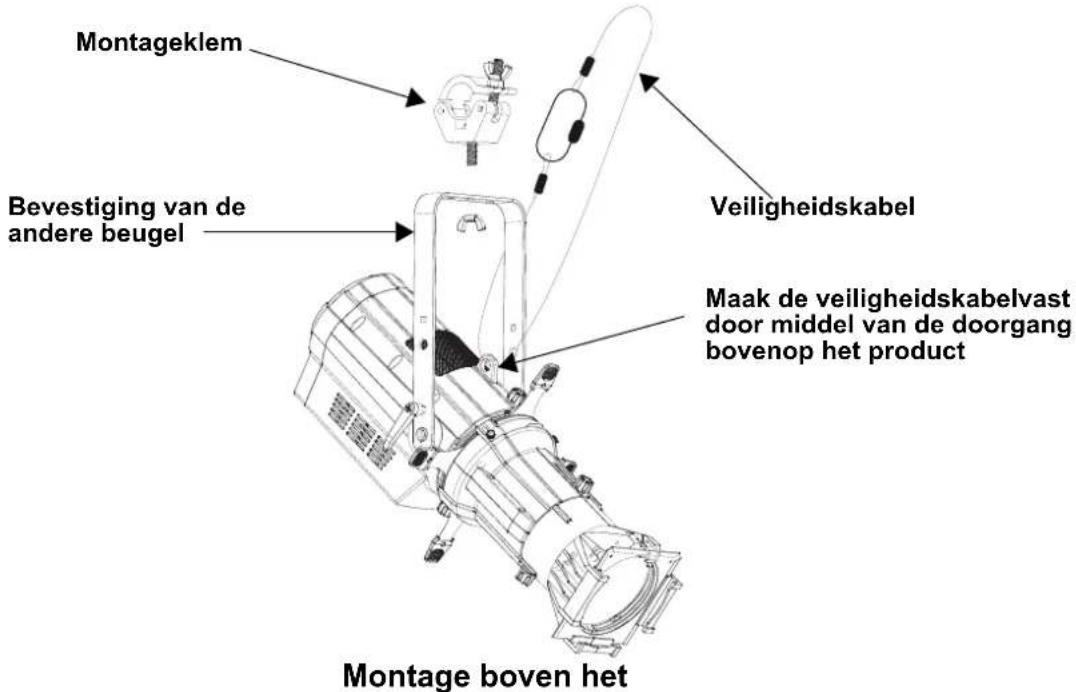 Chauvet Ovation E-930VW - Montagediagram van het product - 1