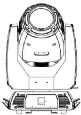 Chauvet Rogue RH1 Hybrid - Montagediagram van het product - 2