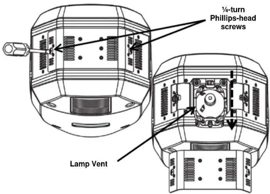 Chauvet Rogue RH1 Hybrid - Lamp Replacement - 2
