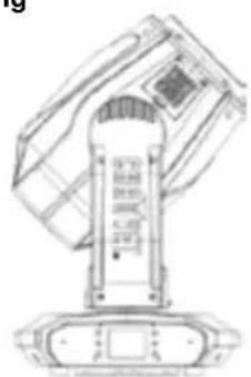 Chauvet Maverick MK1 Hybrid - Product Mounting Diagram - 2