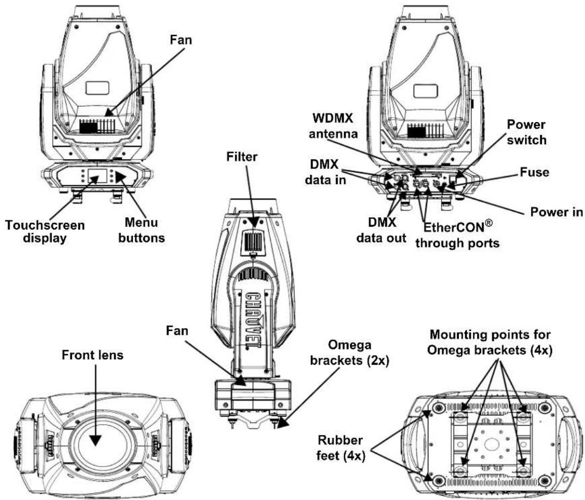 Chauvet Maverick MK2 Profile - Features - 1
