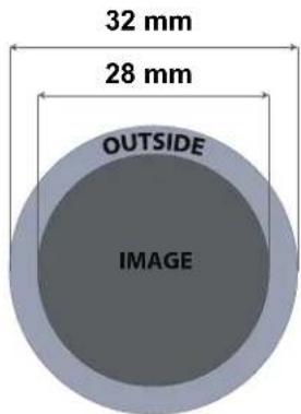 Chauvet Maverick MK2 Profile - Gobo Dimension Chart - 1
