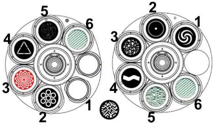 Chauvet Maverick MK2 Profile - Dessins Gobo - 1