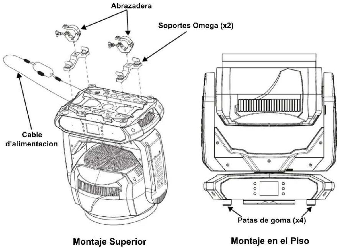 Chauvet Maverick MK3 Wash - Colocación - 1