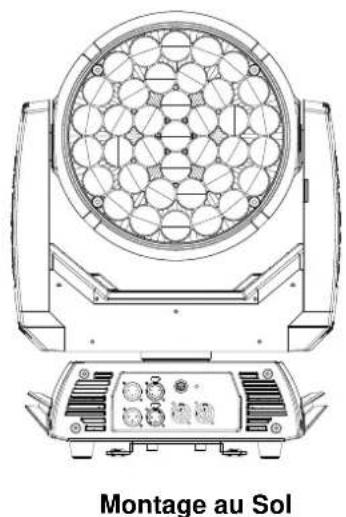 Chauvet Rogue R3 Wash - Schéma de Montage de l'Appareil - 2