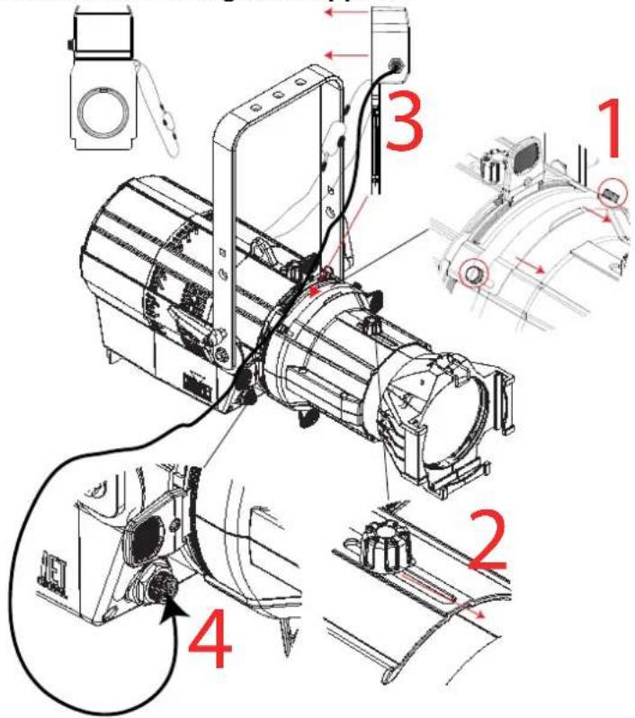 Chauvet Ovation GR-1 IP - Schéma de Montage de l'Appareil - 1