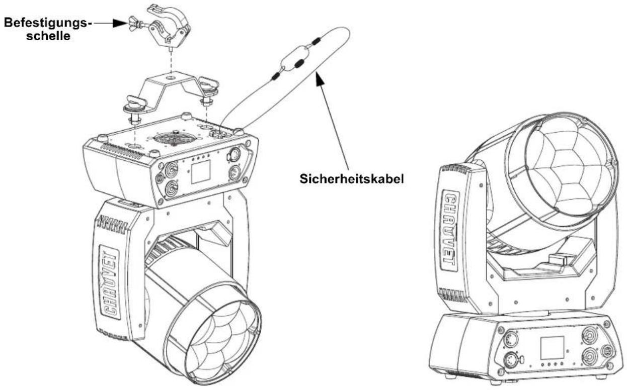 Chauvet Rogue R1 BeamWash - Montageansicht - 1