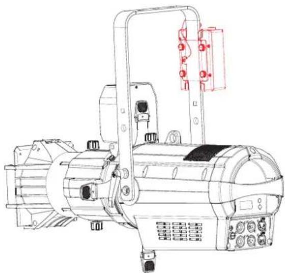 Chauvet Ovation GR-1 Adapter - Product Mounting Diagram - 2
