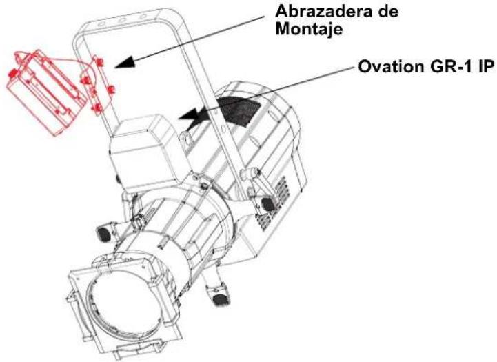 Chauvet Ovation GR-1 Adapter - Diagrama de Montaje del Producto - 1