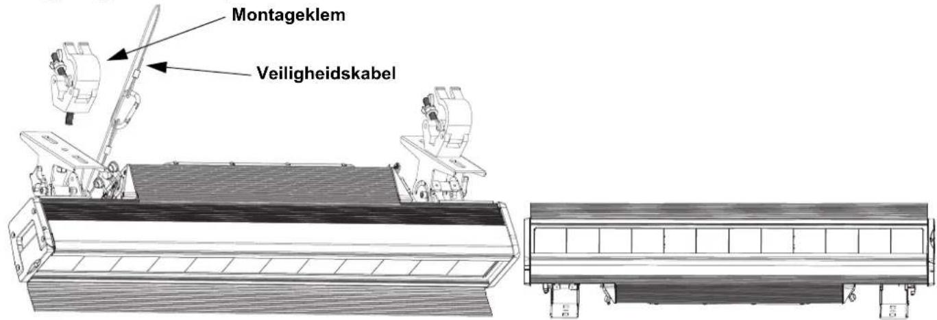 Chauvet COLORado Solo Batten - Montagediagram van het product - 1