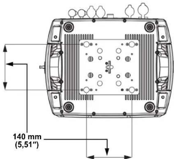 Chauvet Maverick Storm 1 Wash - Productafmetingen - 3